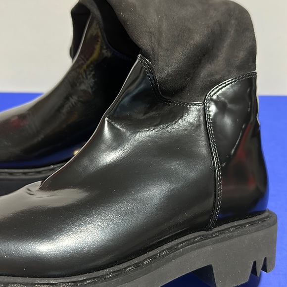 🔥🔥🔥NEW Aquatalia Hillaria Leather & Suede Knee High Boots - Picture 10 of 14